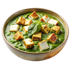 vibrant-bowl-palak-paneer-showcasing-creamy-spinach-gravy-filled-with-soft-cubes-paneer